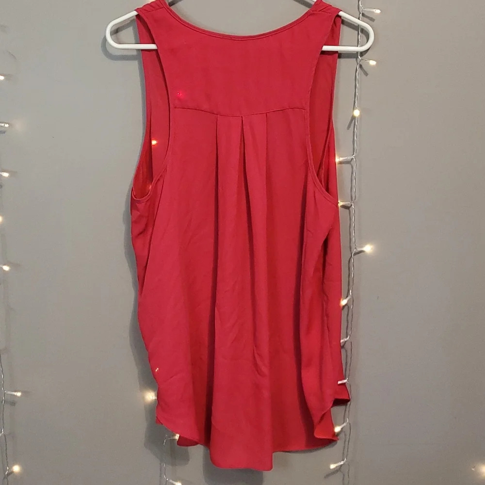 H15- ROSE & OLIVE : WOMENS PINK SLEEVELESS TOP - Picture 3 of 3